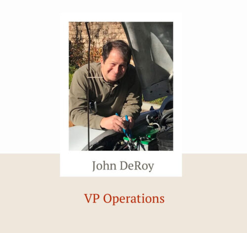 John DeRoy as Vice President of Operations.